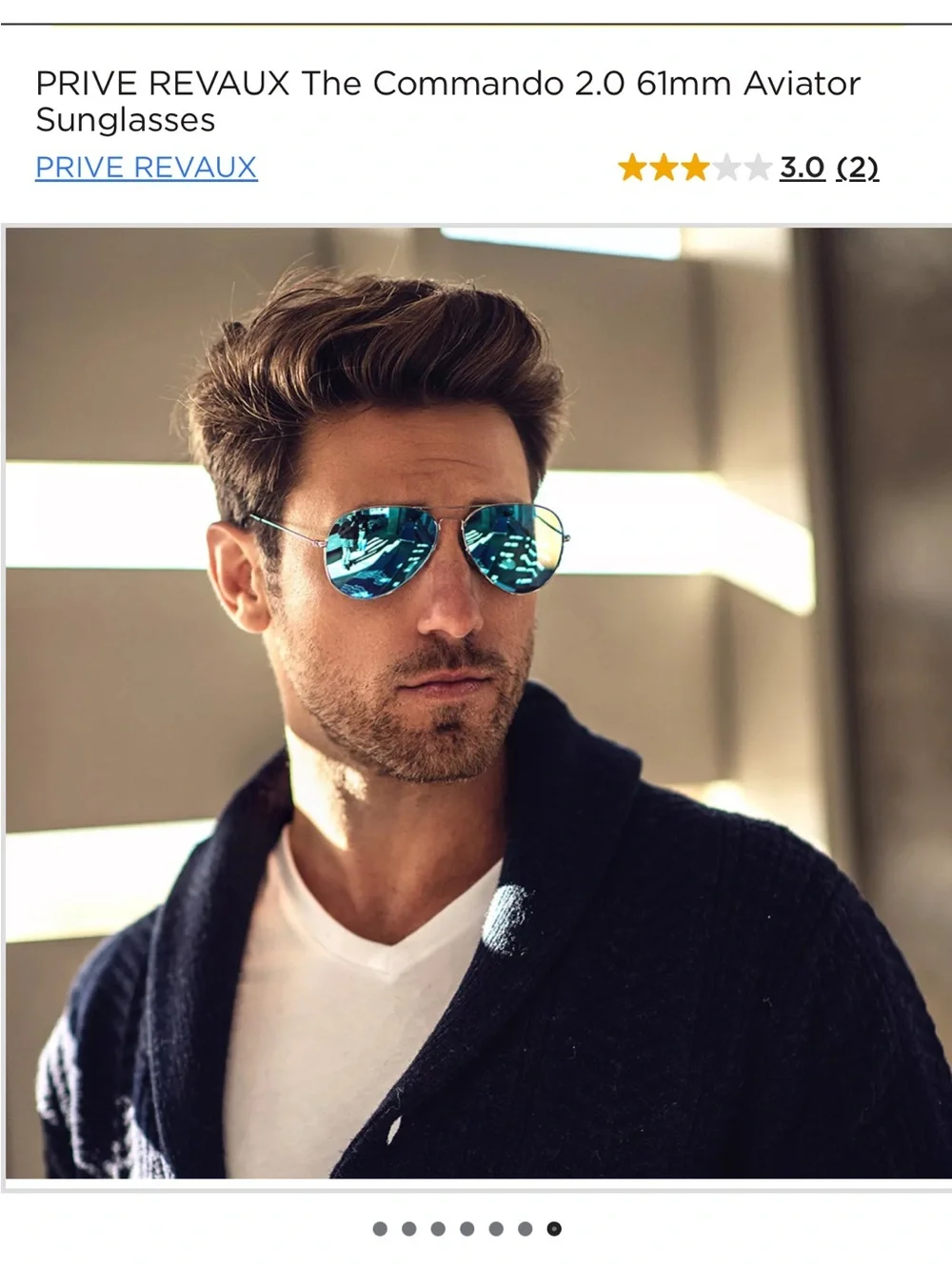 Prive Revaux “The Commando” Aviator Sunglasses - Sunset Pink - SCRATCHED